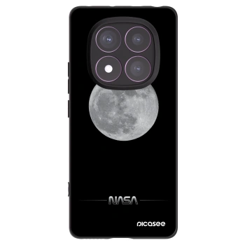 Picasee Μαύρη θήκη σιλικόνης για Xiaomi Redmi Note 14 Pro 4G - Moon Minimal