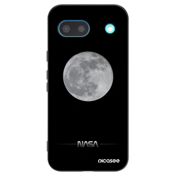 Picasee Μαύρη θήκη σιλικόνης για Google Pixel 8a - Moon Minimal