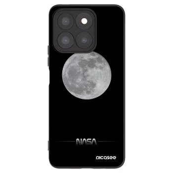 Picasee Μαύρη θήκη σιλικόνης για Honor X8c - Moon Minimal