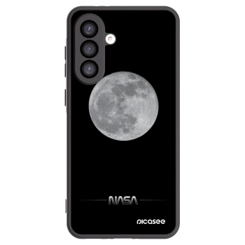 Picasee Μαύρη θήκη σιλικόνης για Samsung Galaxy A26 5G A266B - Moon Minimal