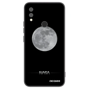 Picasee Μαύρη θήκη σιλικόνης για Xiaomi Redmi Note 7 - Moon Minimal