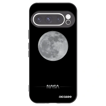 Picasee Μαύρη θήκη σιλικόνης για Google Pixel 9 Pro - Moon Minimal
