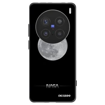 Picasee Μαύρη θήκη σιλικόνης για Vivo X200 Pro - Moon Minimal