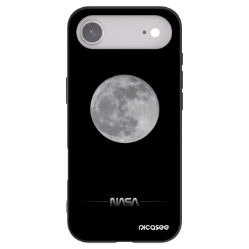 Picasee Μαύρη θήκη σιλικόνης για Apple iPhone Air - Moon Minimal
