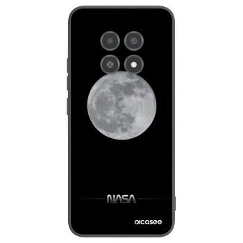 Picasee Μαύρη θήκη σιλικόνης για Realme 12X - Moon Minimal