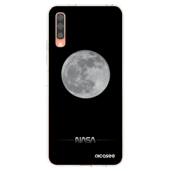 Picasee διαφανής θήκη σιλικόνης Samsung Galaxy A70 A705F - Moon Minimal