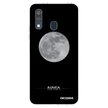 Picasee διαφανής θήκη σιλικόνης Samsung Galaxy A40 A405F - Moon Minimal