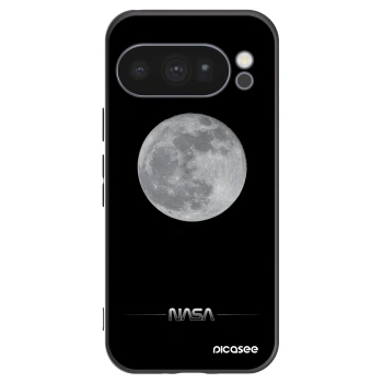 Picasee Μαύρη θήκη σιλικόνης για Google Pixel 10 Pro - Moon Minimal