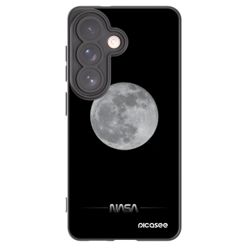 Picasee Μαύρη θήκη σιλικόνης για Samsung Galaxy S26 - Moon Minimal