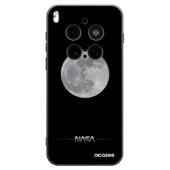 Picasee Μαύρη θήκη σιλικόνης για Vivo X300 Pro - Moon Minimal