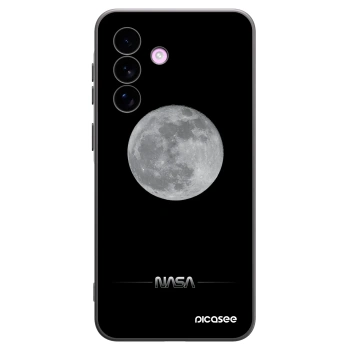 Picasee Μαύρη θήκη σιλικόνης για Samsung Galaxy A57 5G - Moon Minimal