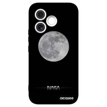 Picasee Μαύρη θήκη σιλικόνης για Honor 600 Lite - Moon Minimal