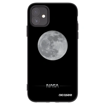 Picasee Μαύρη θήκη σιλικόνης για Apple iPhone 11 - Moon Minimal