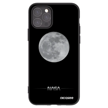 Picasee Μαύρη θήκη σιλικόνης για Apple iPhone 11 Pro - Moon Minimal