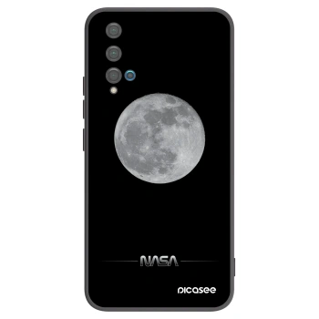 Picasee Μαύρη θήκη σιλικόνης για Huawei Nova 5T - Moon Minimal