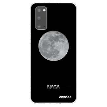 Picasee διαφανής θήκη σιλικόνης Samsung Galaxy S20 G980F - Moon Minimal