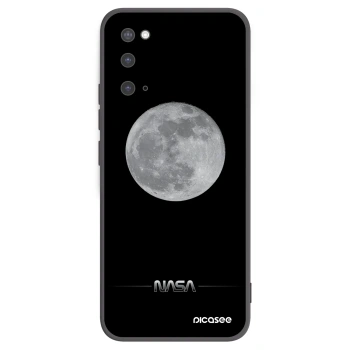 Picasee Μαύρη θήκη σιλικόνης για Samsung Galaxy S20 G980F - Moon Minimal