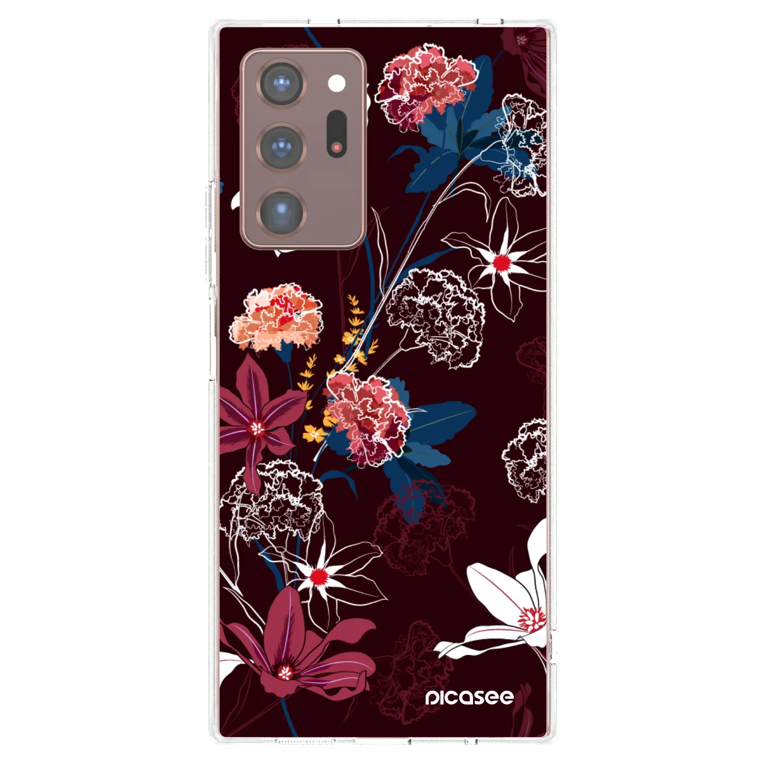 Picasee διαφανής θήκη σιλικόνης Samsung Galaxy Note 20 Ultra - Dark Meadow