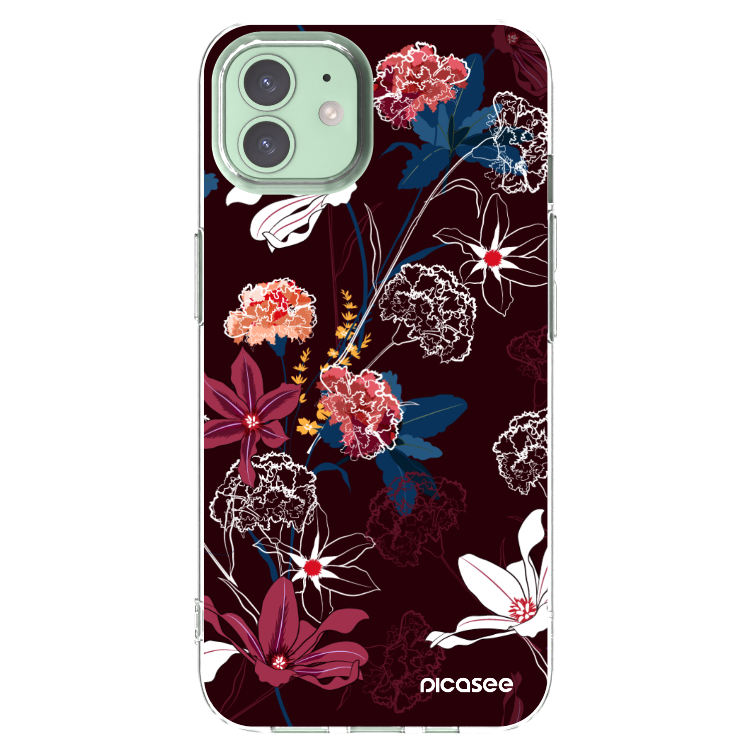 Picasee διαφανής θήκη σιλικόνης Apple iPhone 12 Pro - Dark Meadow