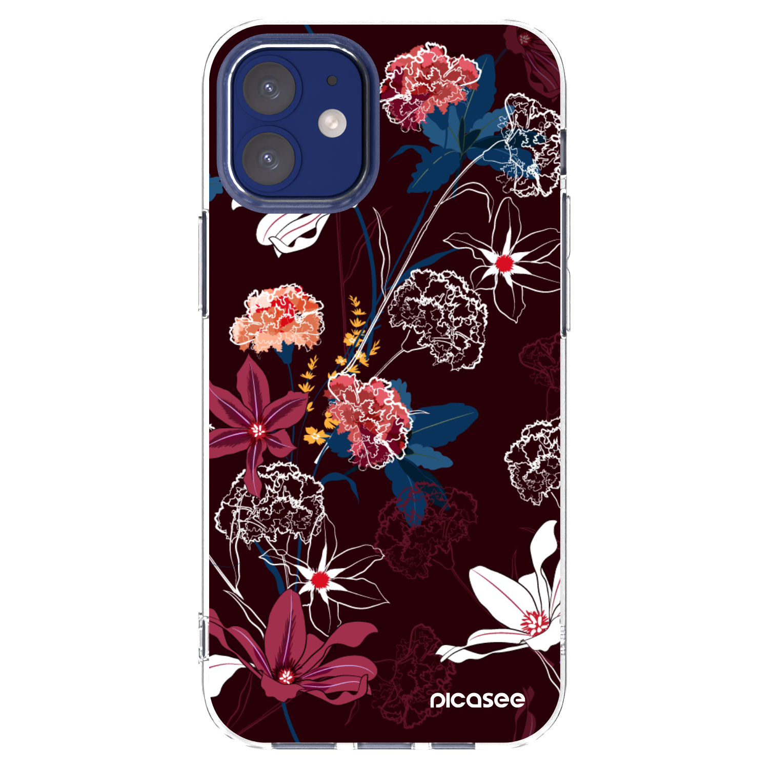 Picasee διαφανής θήκη σιλικόνης Apple iPhone 12 mini - Dark Meadow