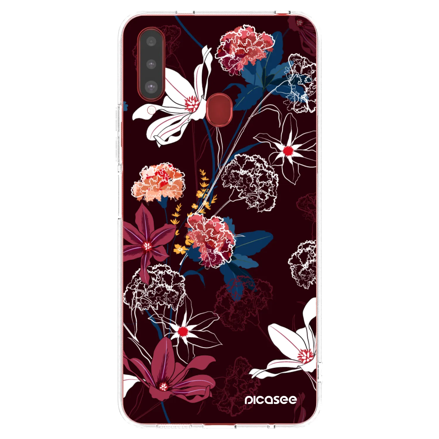 Picasee διαφανής θήκη σιλικόνης Samsung Galaxy A20s - Dark Meadow