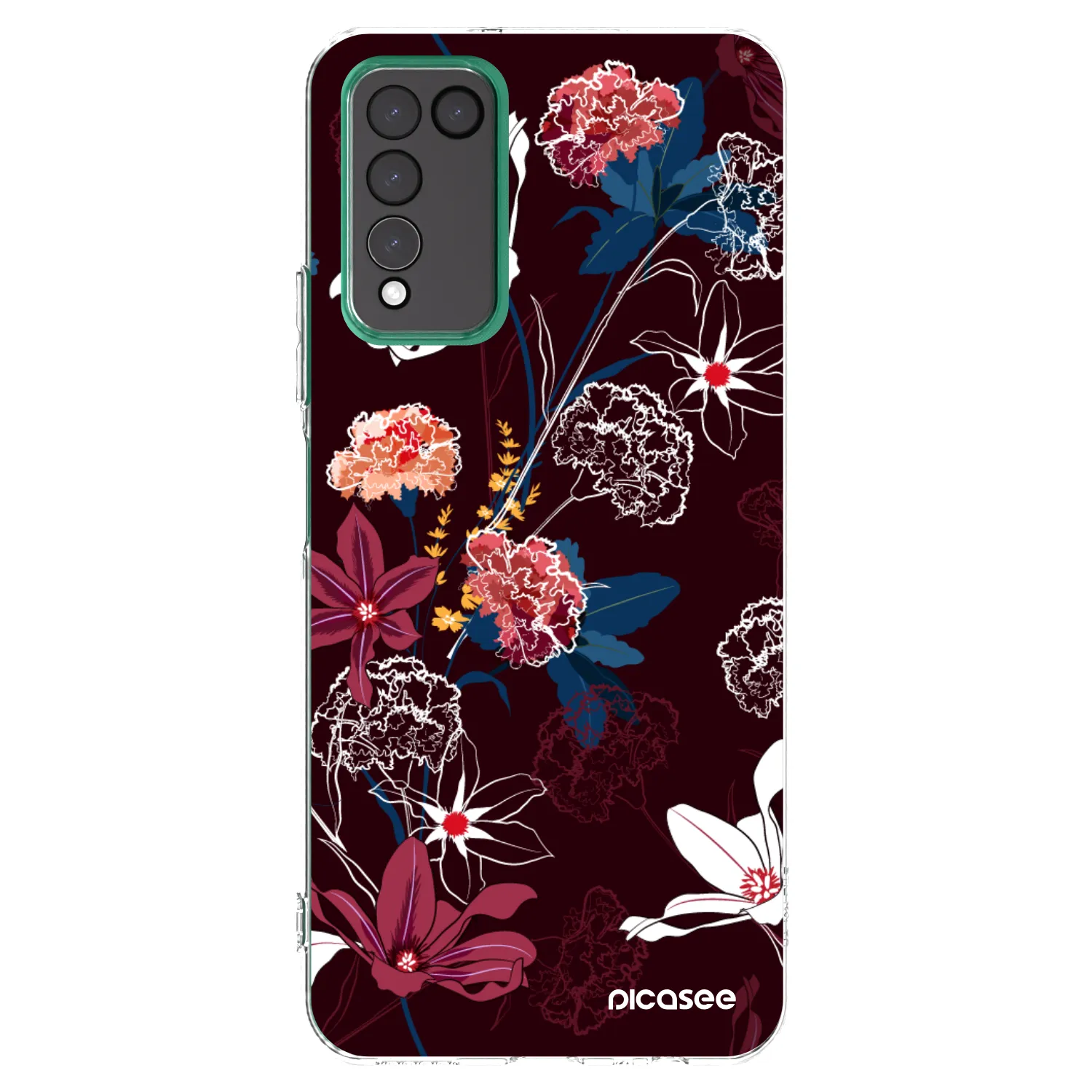 Picasee διαφανής θήκη σιλικόνης Honor 10X Lite - Dark Meadow