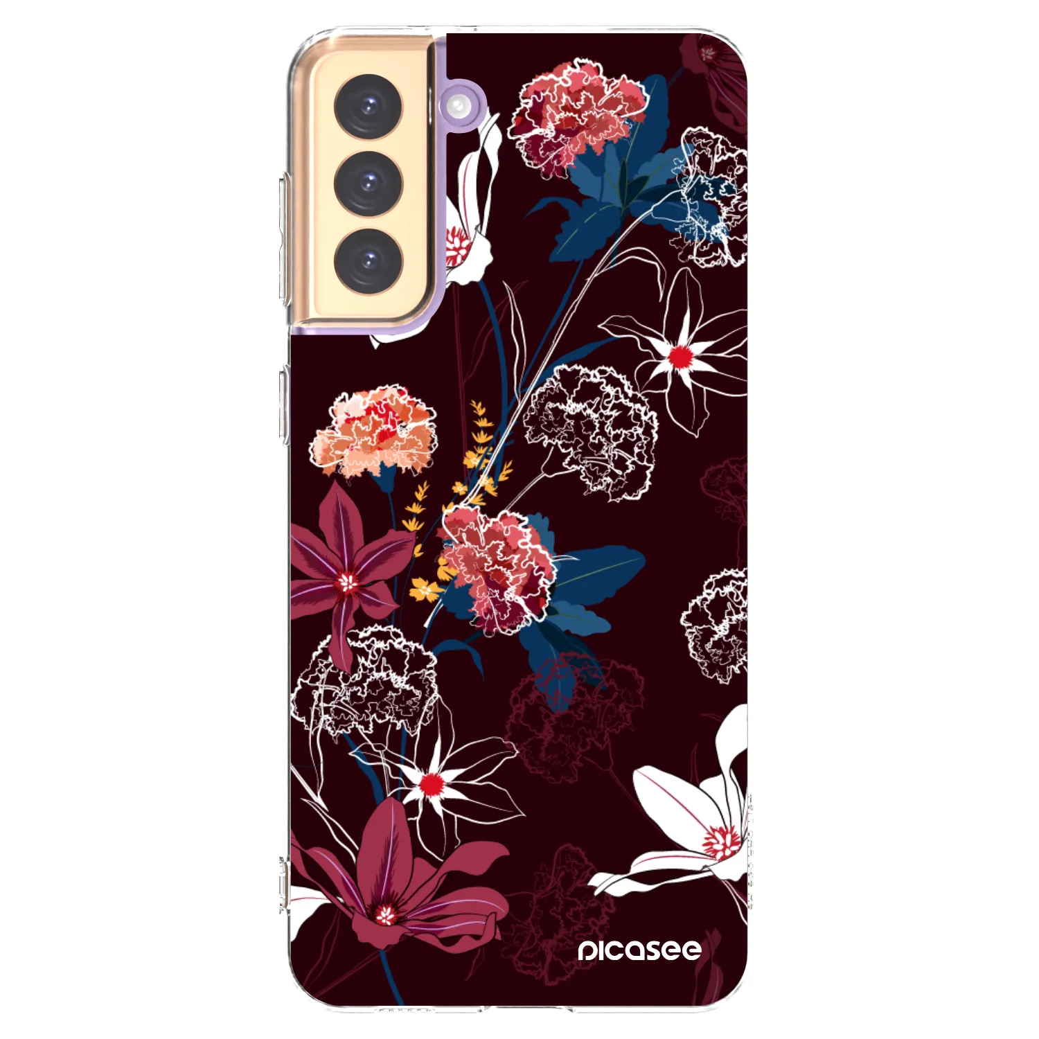 Picasee διαφανής θήκη σιλικόνης Samsung Galaxy S21+ 5G G996F - Dark Meadow