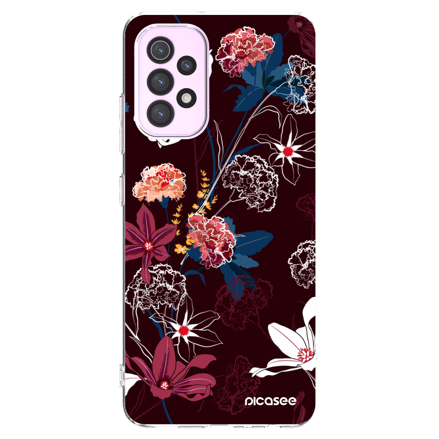 Picasee διαφανής θήκη σιλικόνης Samsung Galaxy A32 5G A326B - Dark Meadow