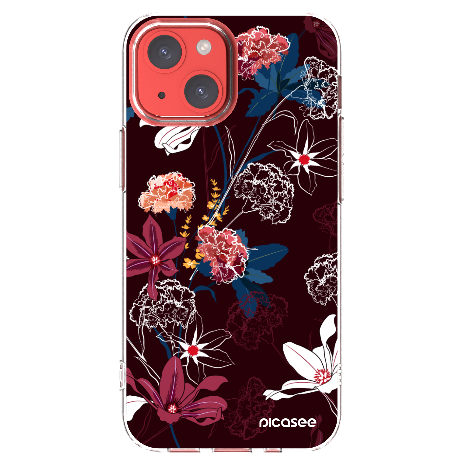 Picasee διαφανής θήκη σιλικόνης Apple iPhone 13 mini - Dark Meadow