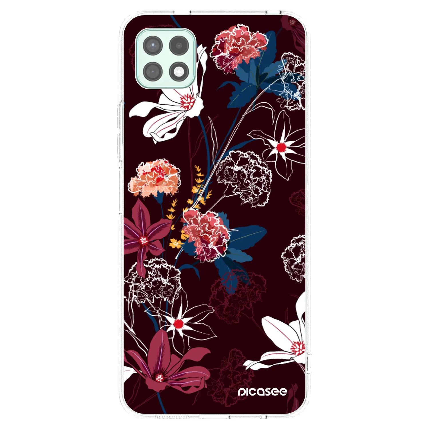 Picasee διαφανής θήκη σιλικόνης Samsung Galaxy A22 A226B 5G - Dark Meadow
