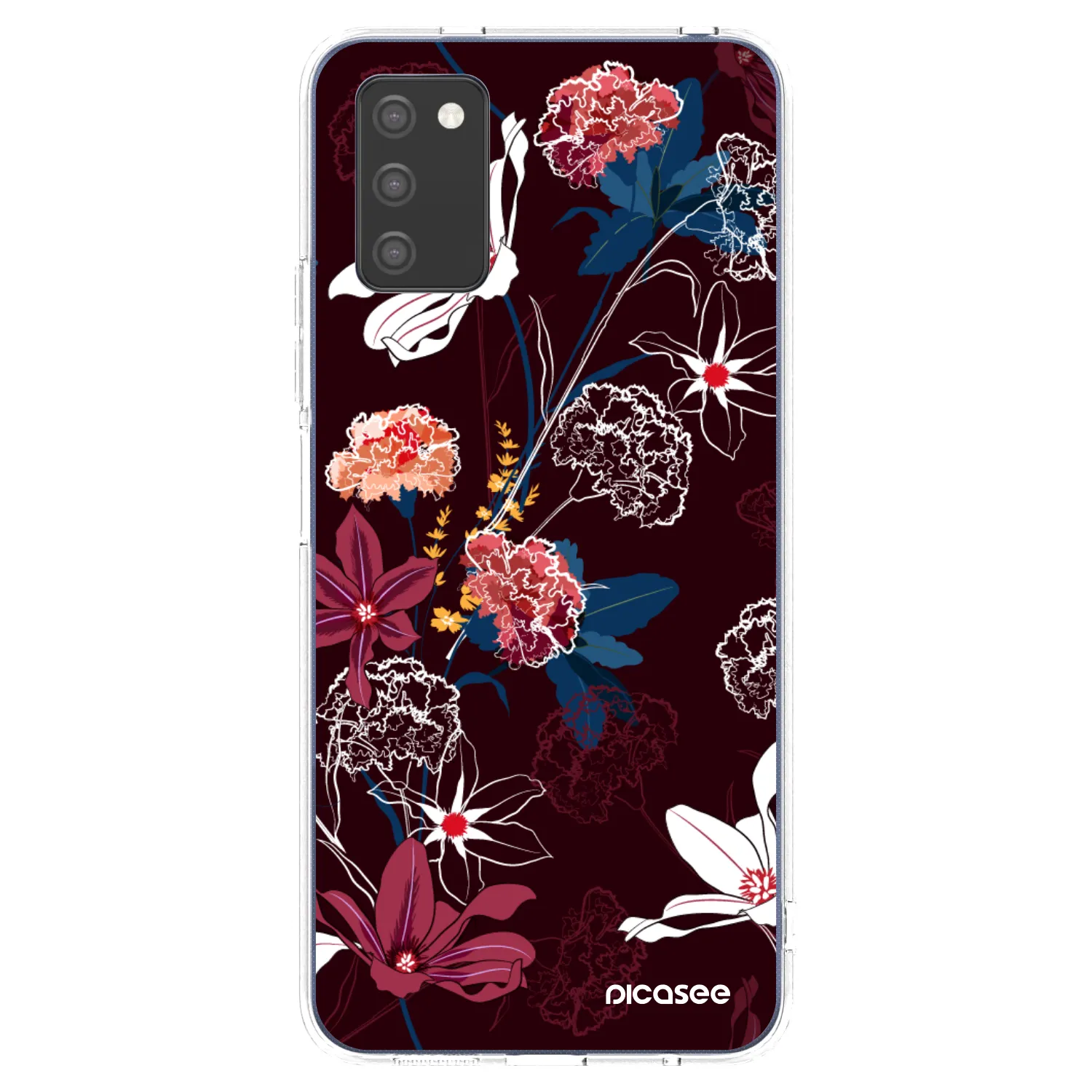 Picasee διαφανής θήκη σιλικόνης Samsung Galaxy A03s A037G - Dark Meadow