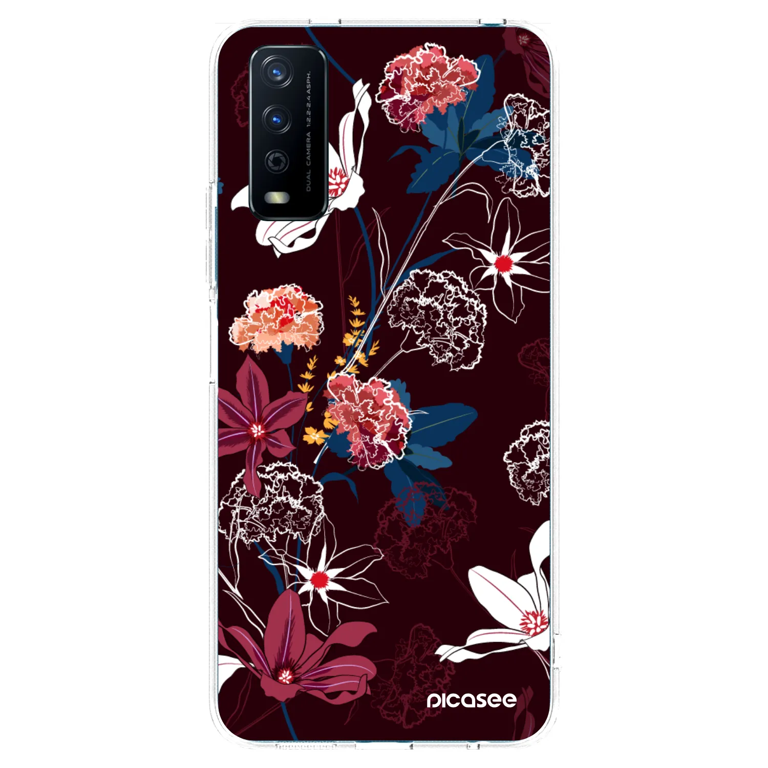 Picasee διαφανής θήκη σιλικόνης Vivo Y11s - Dark Meadow