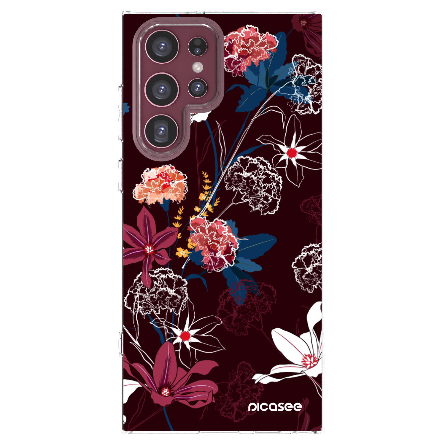 Picasee διαφανής θήκη σιλικόνης Samsung Galaxy S22 Ultra 5G - Dark Meadow