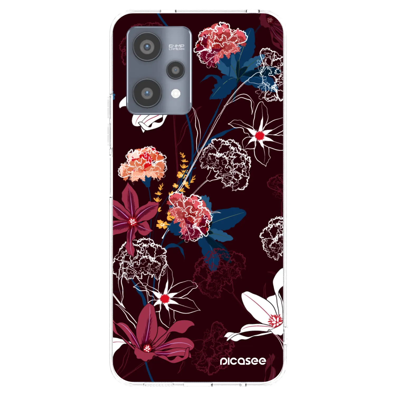 Picasee διαφανής θήκη σιλικόνης Realme 9 Pro 5G - Dark Meadow