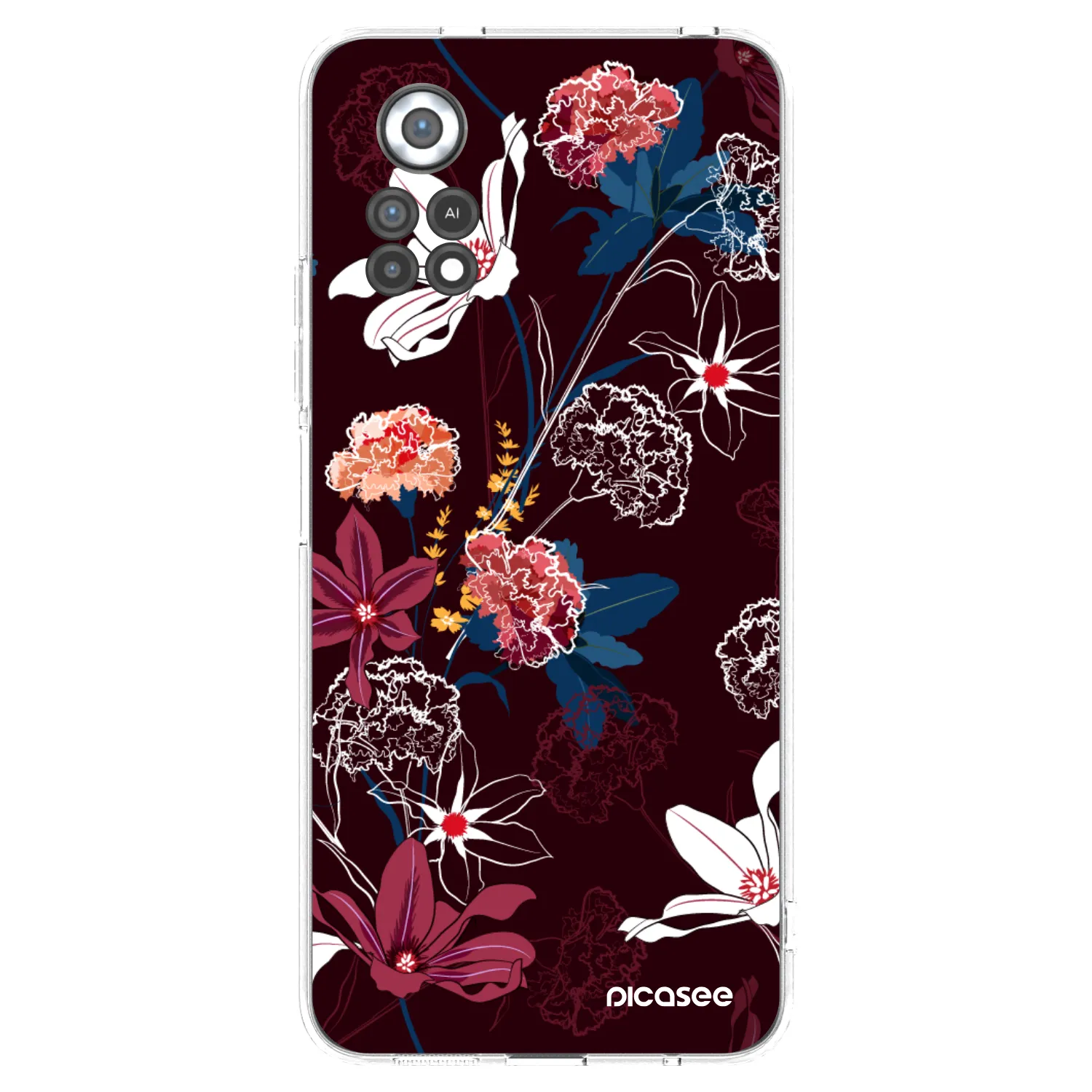 Picasee διαφανής θήκη σιλικόνης Xiaomi Poco X4 Pro 5G - Dark Meadow