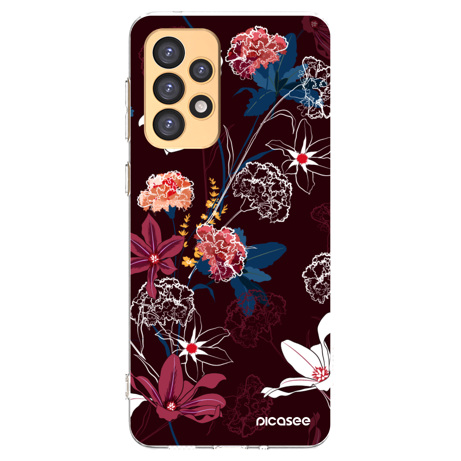 Picasee διαφανής θήκη σιλικόνης Samsung Galaxy A33 5G A336 - Dark Meadow