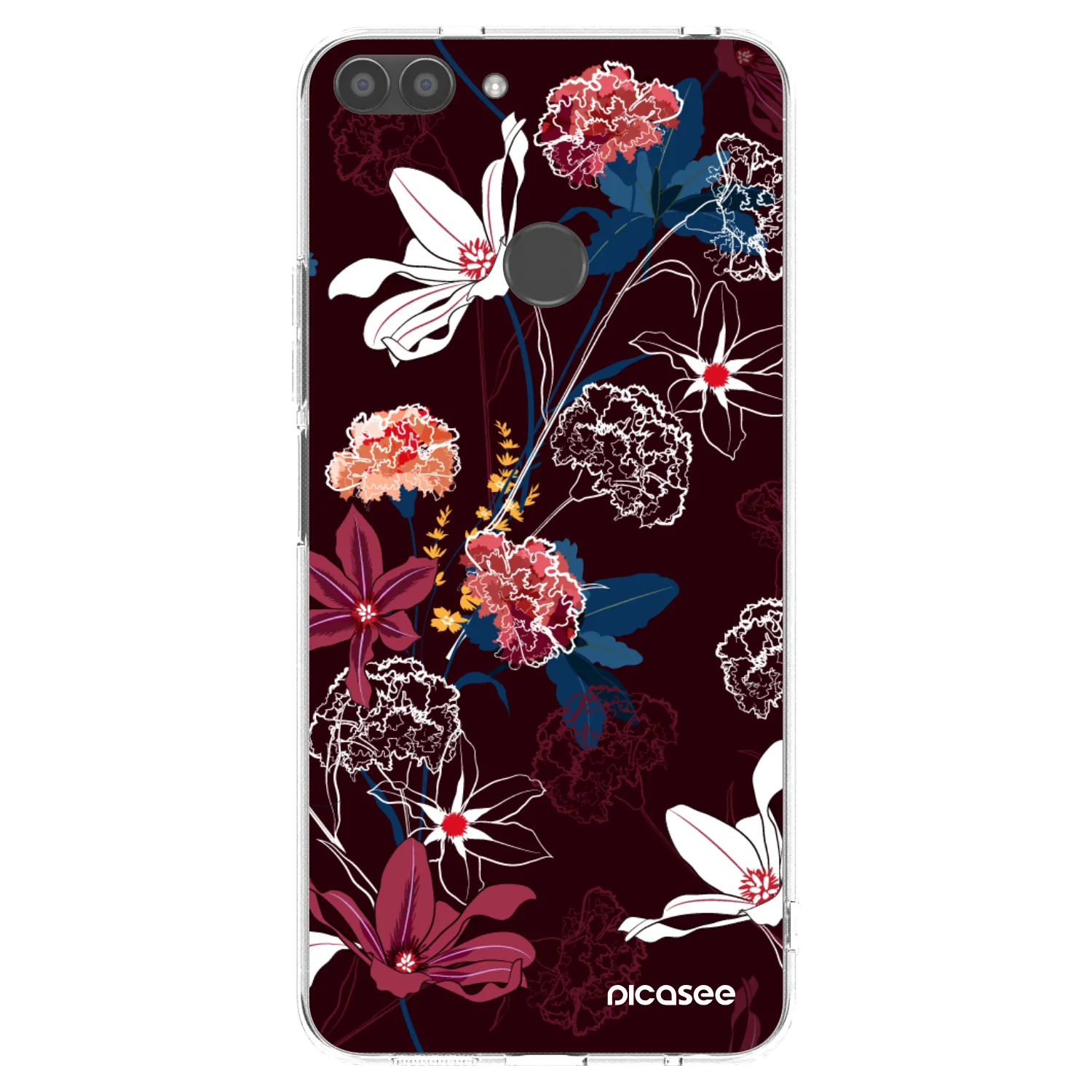 Picasee διαφανής θήκη σιλικόνης Huawei P Smart - Dark Meadow