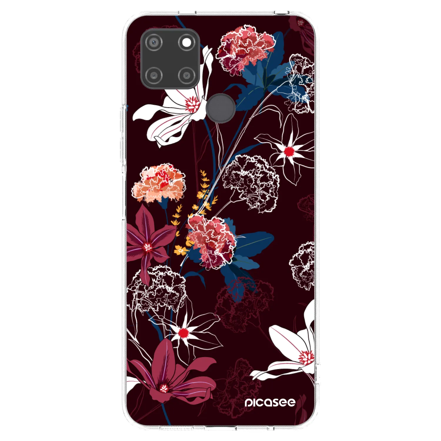 Picasee διαφανής θήκη σιλικόνης Realme C21Y - Dark Meadow