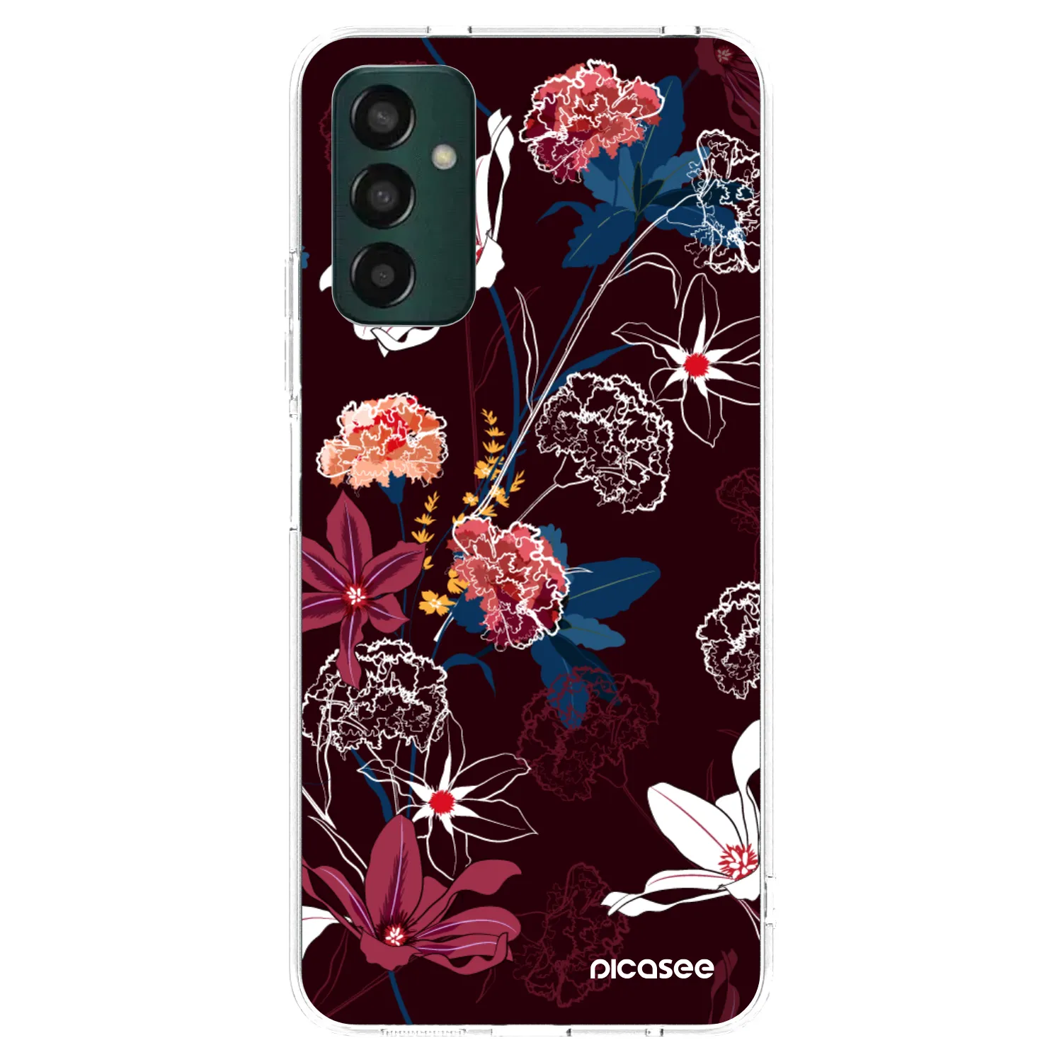 Picasee διαφανής θήκη σιλικόνης Samsung Galaxy M13 M135F - Dark Meadow