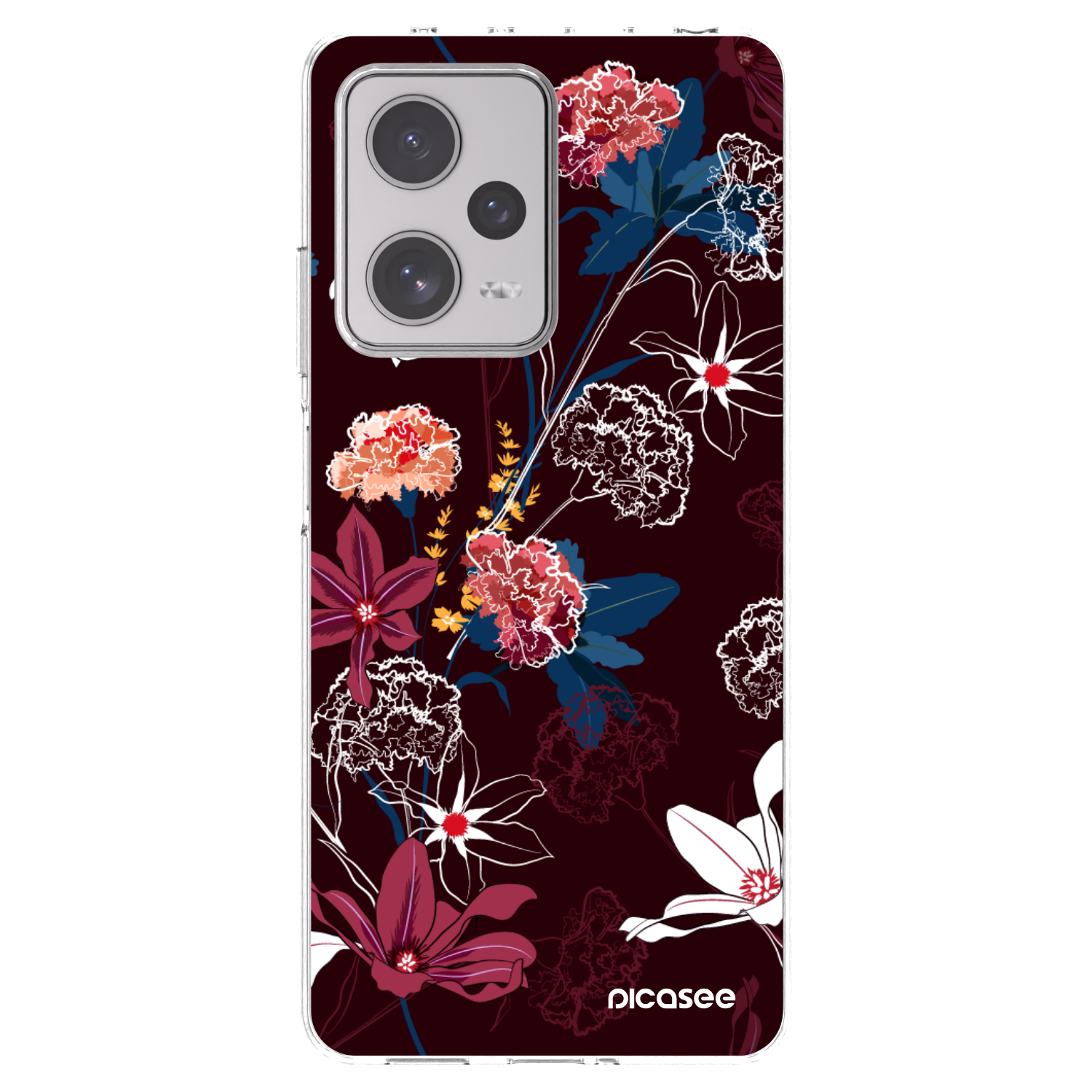 Picasee διαφανής θήκη σιλικόνης Xiaomi Redmi Note 12 Pro+ 5G - Dark Meadow