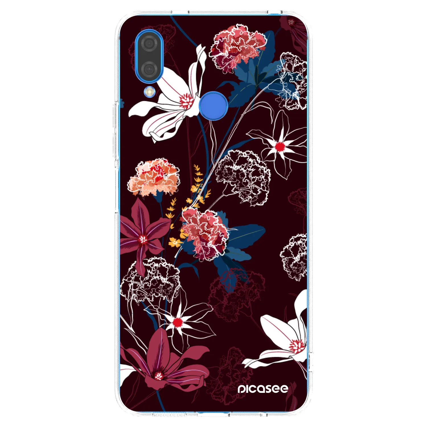 Picasee διαφανής θήκη σιλικόνης Huawei Nova 3 - Dark Meadow