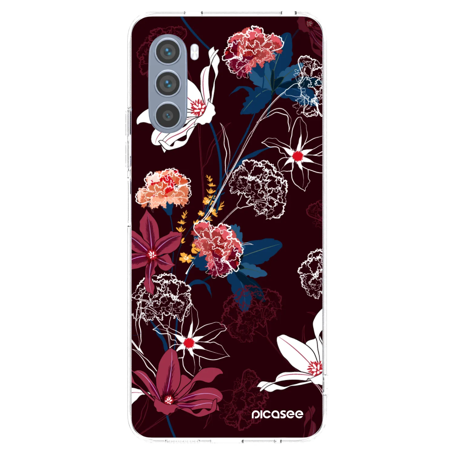 Picasee διαφανής θήκη σιλικόνης Motorola Moto G62 - Dark Meadow