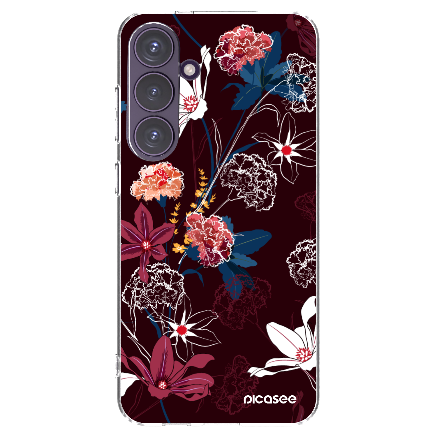Picasee διαφανής θήκη σιλικόνης Samsung Galaxy S24+ S926B 5G - Dark Meadow