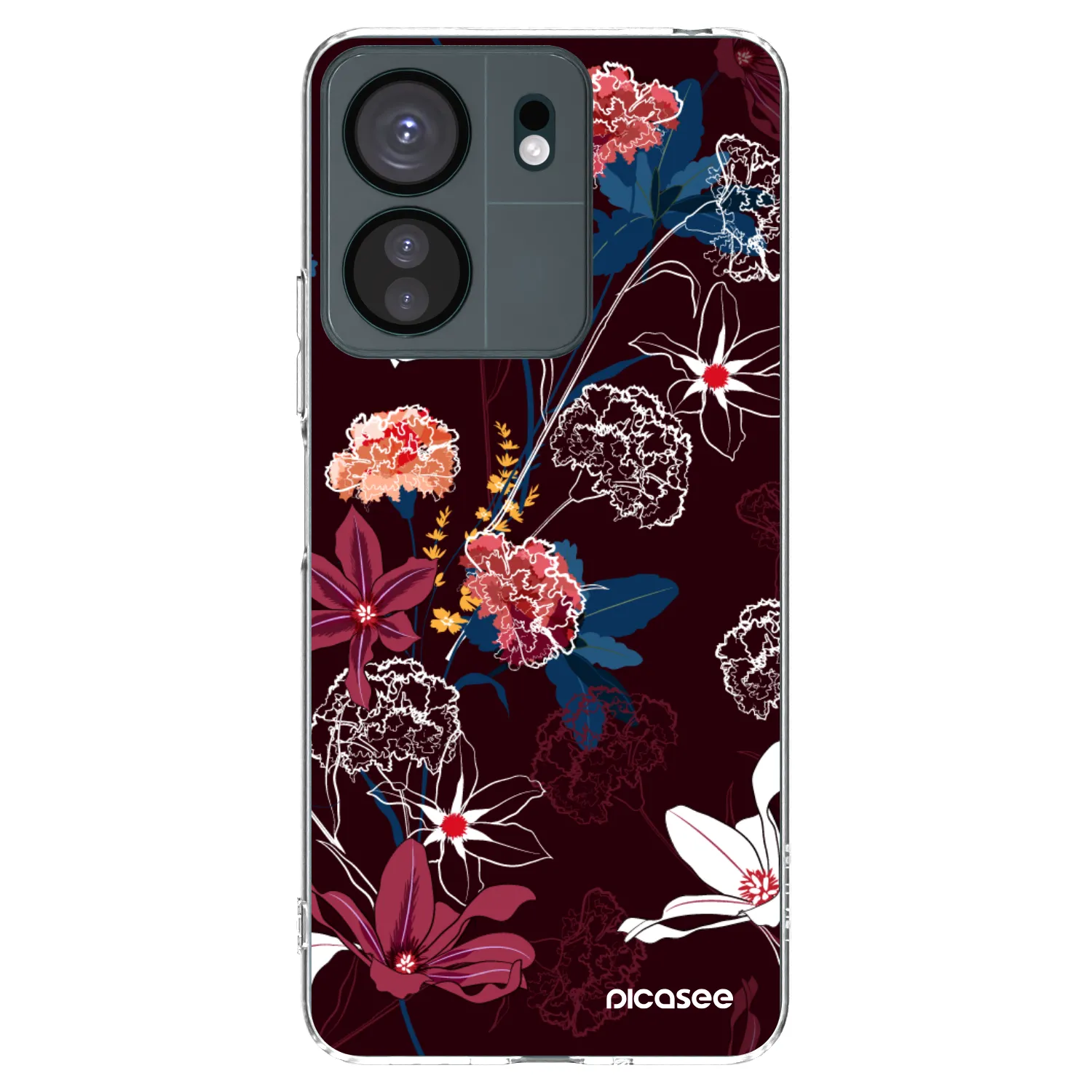 Picasee διαφανής θήκη σιλικόνης Xiaomi Redmi 13C 4G - Dark Meadow