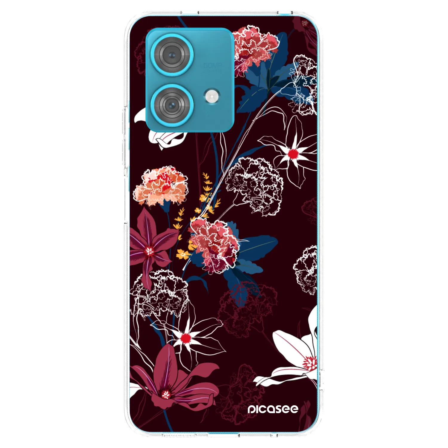 Picasee διαφανής θήκη σιλικόνης Motorola Edge 40 Neo - Dark Meadow