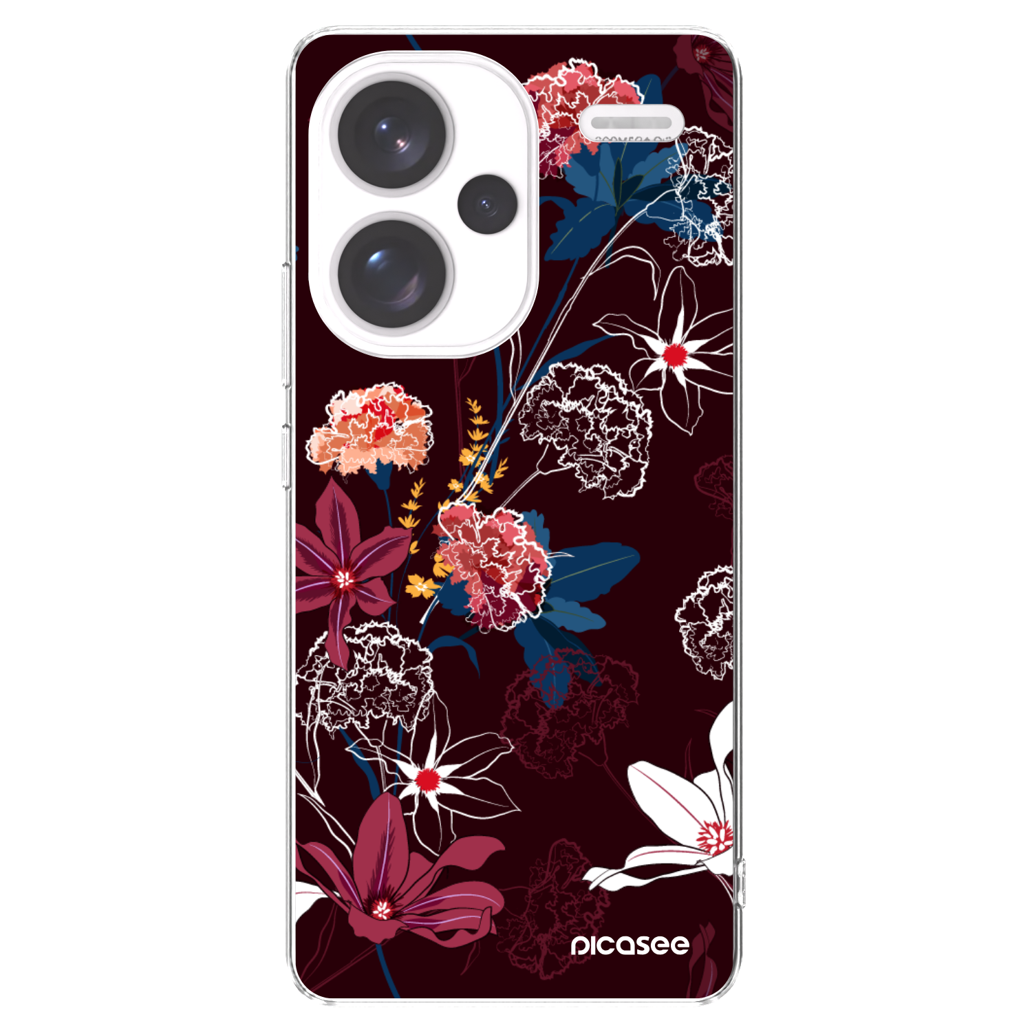 Picasee διαφανής θήκη σιλικόνης Xiaomi Redmi Note 13 Pro+ 5G - Dark Meadow