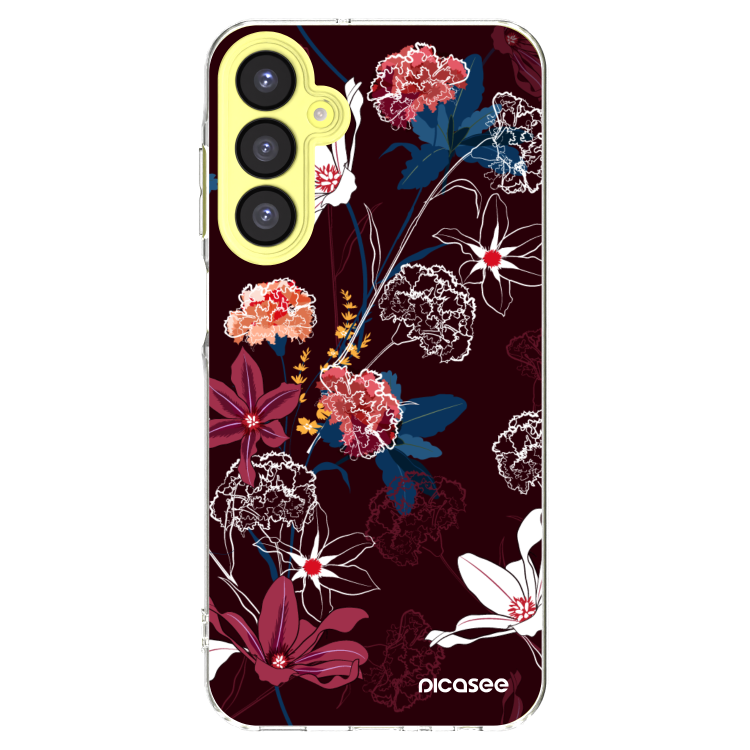 Picasee διαφανής θήκη σιλικόνης Samsung Galaxy A25 A256B 5G - Dark Meadow