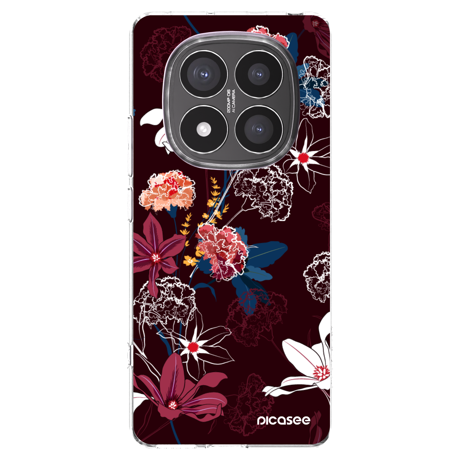 Picasee διαφανής θήκη σιλικόνης Xiaomi Redmi Note 14 Pro+ 5G - Dark Meadow