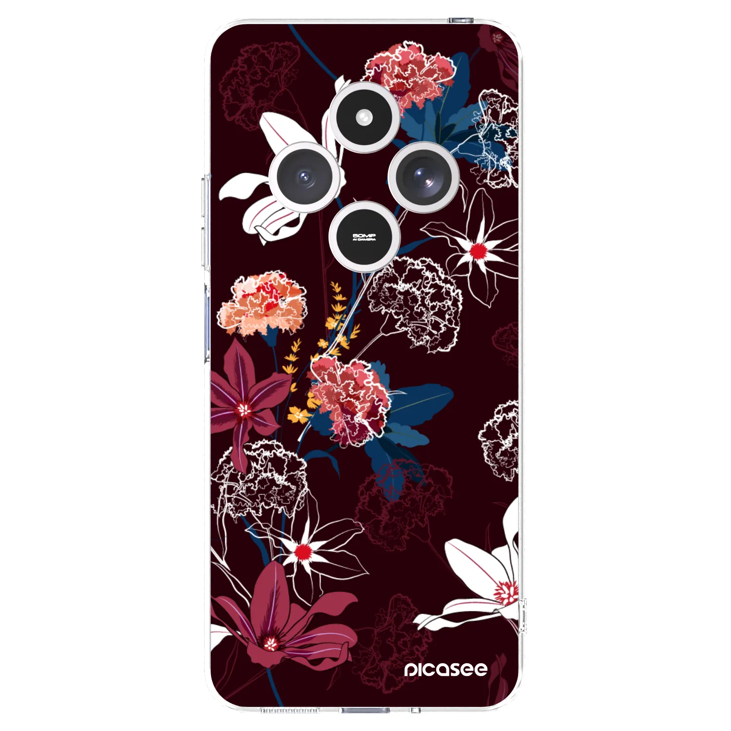 Picasee διαφανής θήκη σιλικόνης Xiaomi Redmi 14C - Dark Meadow