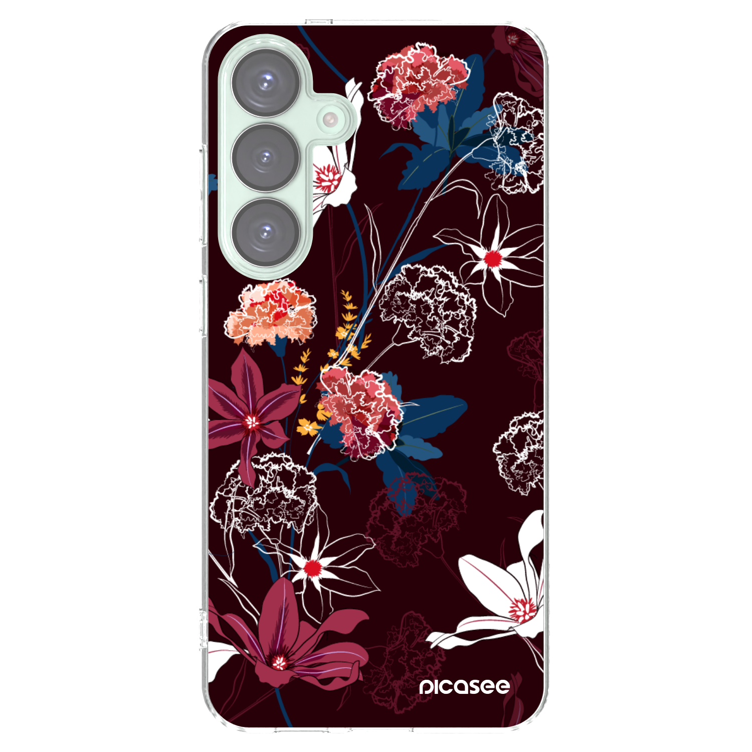 Picasee διαφανής θήκη σιλικόνης Samsung Galaxy S25+ 5G - Dark Meadow